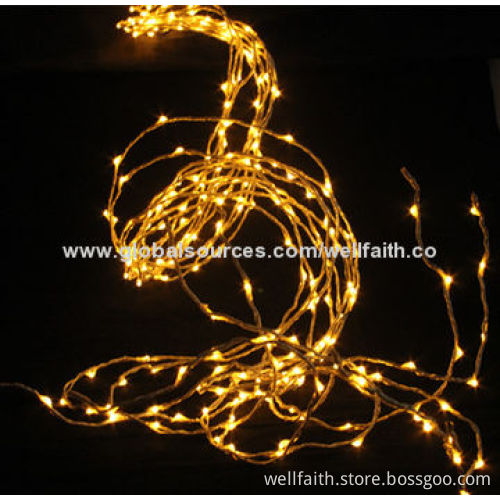 Copper Wire LED Rain Drop Christmas Lights with 36V Voltage